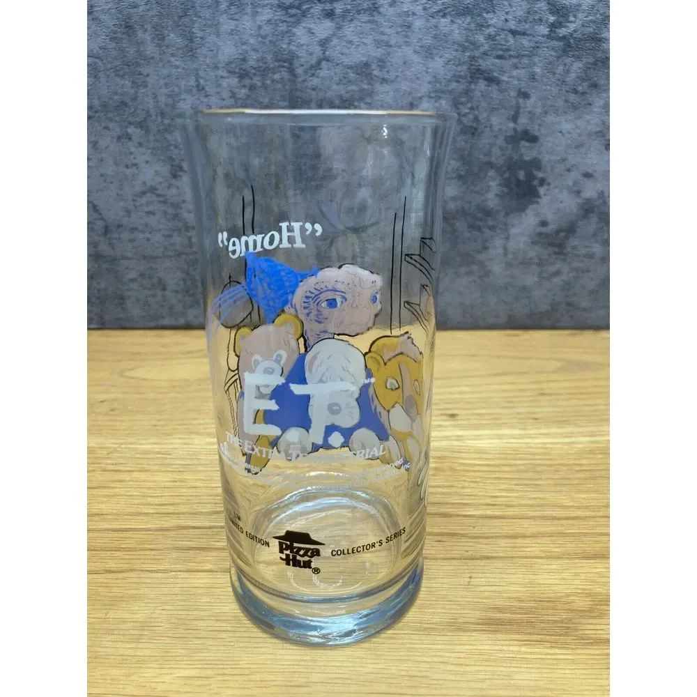 E.T. The Extra-Terrestrial Home‎ Beverage Drinking Glass 1982 Pizza Hut Promo
